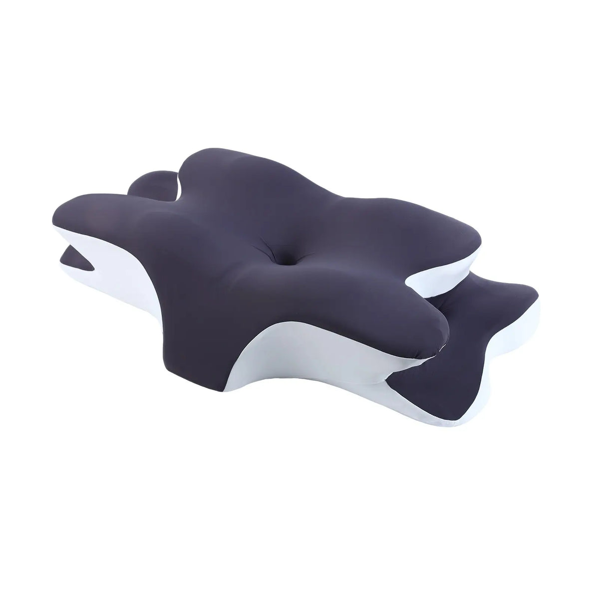 Double-Sided Contoured Neck Pillow with Ergonomic Neck Care, Cooling Cover, Zoned Design, and Extra-Large Armrest for Side, Stomach, and Back Sleepers #GLOBAL PICKS